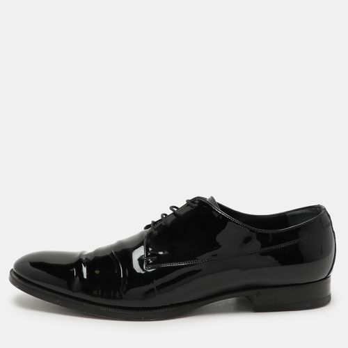 Gucci Black Patent Leather Lace Up Derby Size 45 - Gucci - Modalova