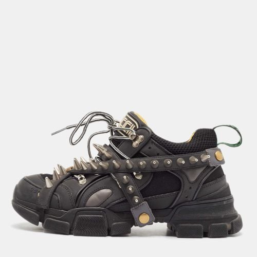 Gucci Black Leather and Mesh Removable Spikes Flashtrek Sneakers Size 40 - Gucci - Modalova