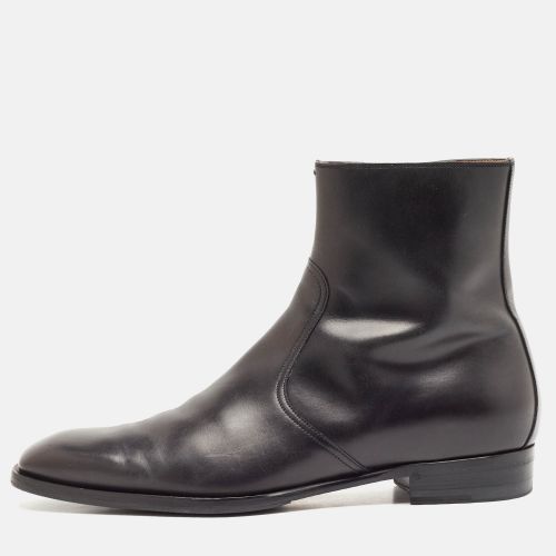 Gucci Black Leather Ankle Length Boots Size 43.5 - Gucci - Modalova