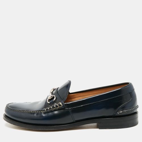 Leather Horsebit Slip On Loafers Size 46 - Gucci - Modalova