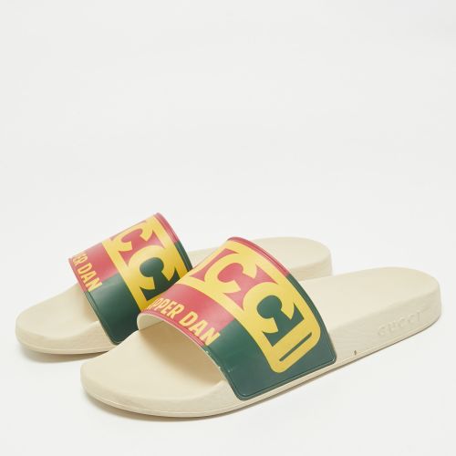 Rubber Dapper Dan Pool Flat Slides Size 42 - Gucci - Modalova