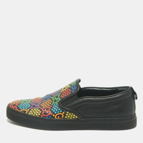 Gucci Multicolor GG Coated Canvas and Leather Slip On Sneakers Size 45 - Gucci - Modalova