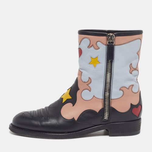 Size 38 Leather Ankle Length Boots - Gucci - Modalova