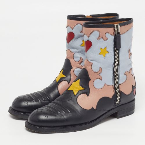 Size 38 Leather Ankle Length Boots - Gucci - Modalova