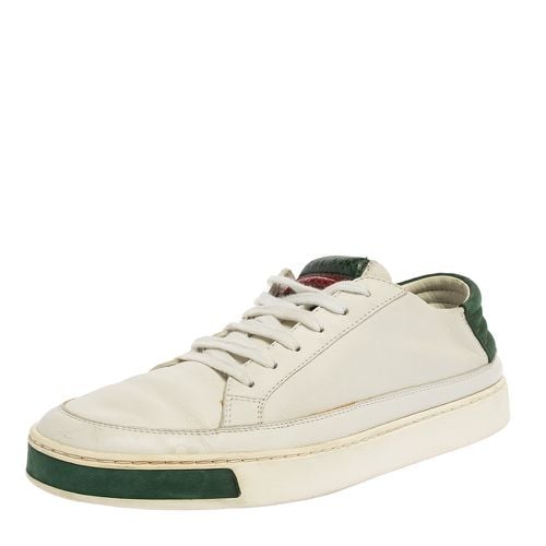 Gucci White Leather Low Top Sneakers Size 40.5 - Gucci - Modalova