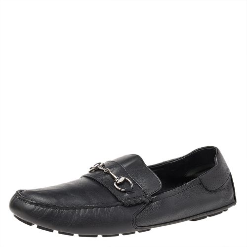 Leather Horsebit Slip On Loafers Size 46.5 - Gucci - Modalova