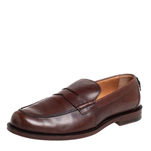 Leather Penny Loafers Size 42.5 - Gucci - Modalova