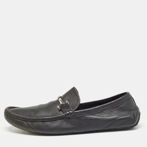 Gucci Black Leather Slip On loafers Size 44 - Gucci - Modalova