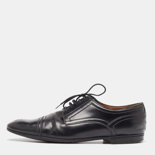 Gucci Black Leather Lace Up Oxford Size 40.5 - Gucci - Modalova