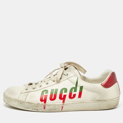 Off Leather Blade Ace Sneakers Size 44.5 - Gucci - Modalova