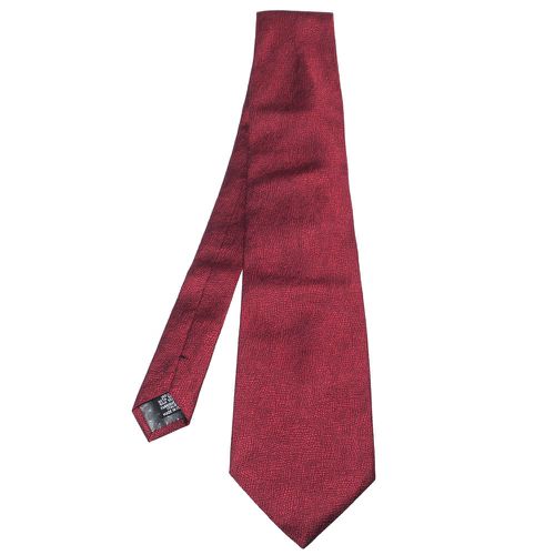 Gianfranco Ferre Red Jacquard Silk Traditional Tie - Gianfranco Ferre - Modalova