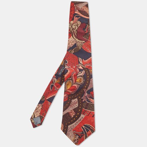 Gianfranco Ferre Vintage Red Printed Silk Tie - Gianfranco Ferre - Modalova