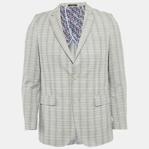 Gio Ferrari Checkered Wool Blend Blazer S - Gioferrari - Modalova