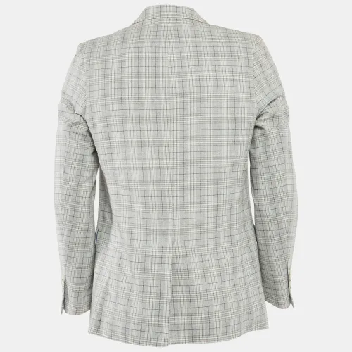 Gio Ferrari Checkered Wool Blend Blazer S - Gioferrari - Modalova