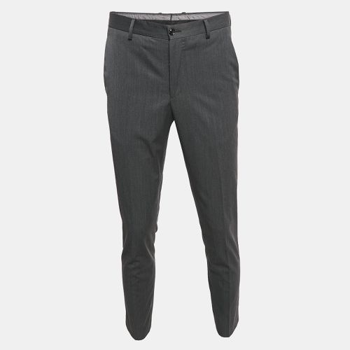 Giorgio Armani Dark Grey Wool Trousers M - Giorgio Armani - Modalova