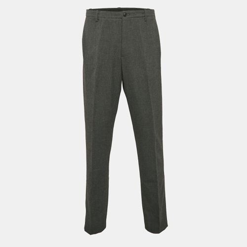 Giorgio Armani Grey Crepe Formal Trousers XXL - Giorgio Armani - Modalova