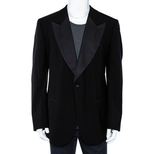 Wool Button Front Blazer 5XL - Giorgio Armani - Modalova