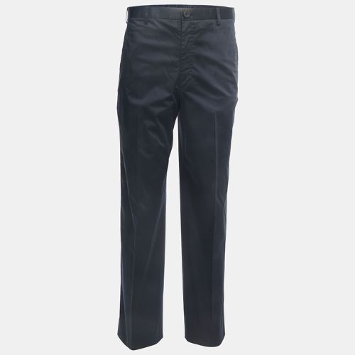 Giorgio Armani Navy Blue Cotton Trousers XXL - Giorgio Armani - Modalova