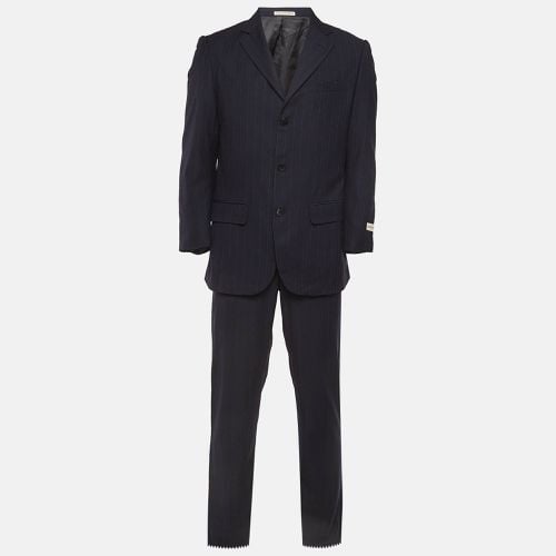 Giorgio Armani Navy Striped Wool Suit S - Giorgio Armani - Modalova