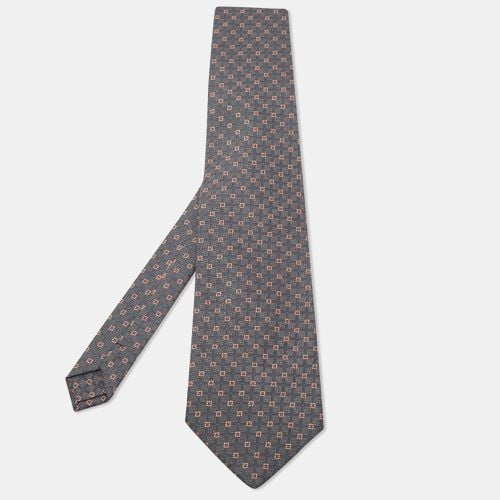 Giorgio Armani Cravatte Patterned Silk Traditional Tie - Giorgio Armani - Modalova