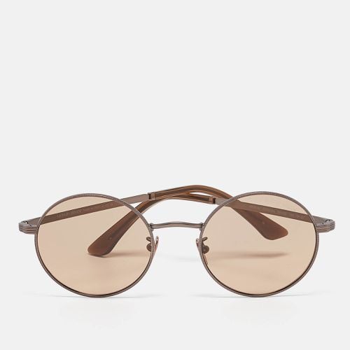 Giorgio Armani Brown AR6140 Round Sunglasses - Giorgio Armani - Modalova