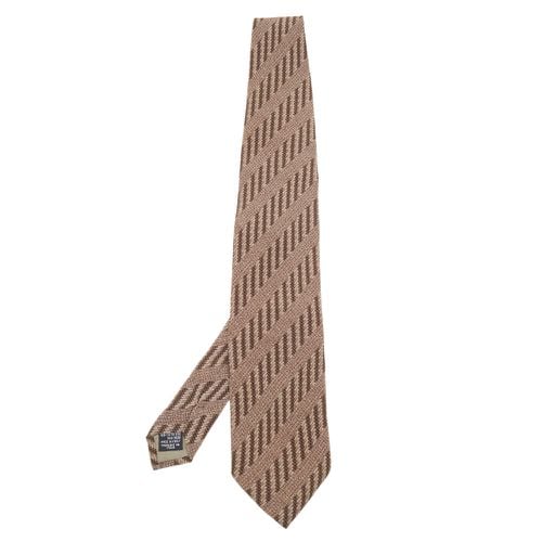 Giorgio Armani Brown Printed Silk Tie - Giorgio Armani - Modalova