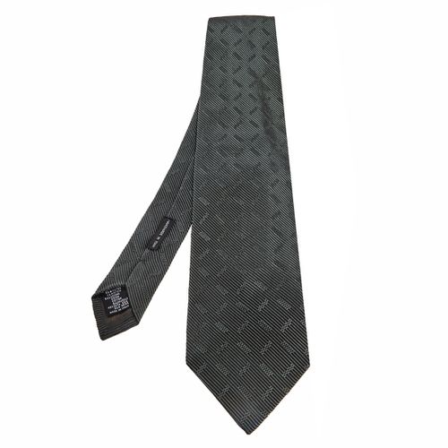 Cotton & Silk Jacquard Tie - Giorgio Armani - Modalova