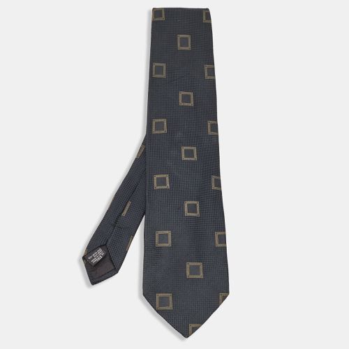 Vintage Jacquard Silk Traditional Tie - Giorgio Armani - Modalova