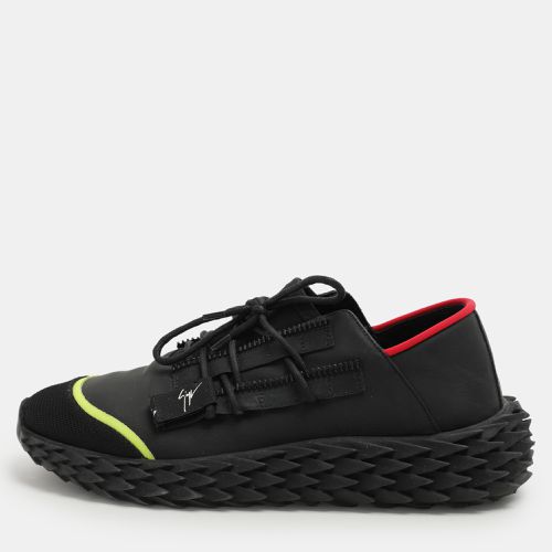 Giuseppe Zanotti Black Mesh and Rubber Urchin Low Top Sneakers Size 42 - Giuseppe Zanotti - Modalova