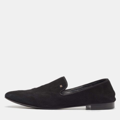 Giuseppe Zanotti Black Suede Kevin Smoking Slippers Size 44 - Giuseppe Zanotti - Modalova