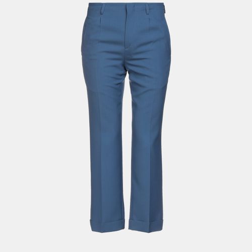 Givenchy Blue Wool Trousers Size 48 - Givenchy - Modalova