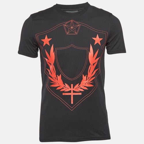 Givenchy Black Stars Shield Print Cotton T-Shirt XS - Givenchy - Modalova