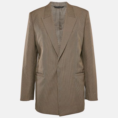 Givenchy Brown Houndstooth Single Breasted Blazer S - Givenchy - Modalova