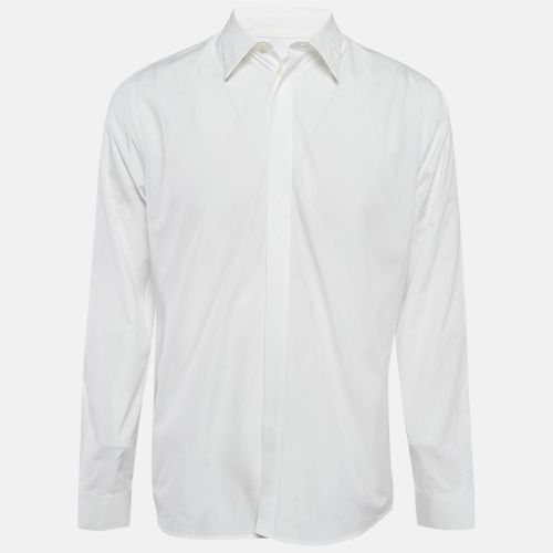 Givenchy White Cotton Collar Detail Shirt XL - Givenchy - Modalova