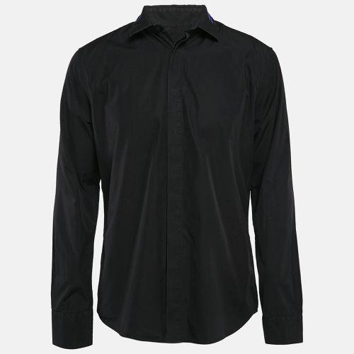 Givenchy Black Cotton Contrast Trim Collar Cotton Shirt XL - Givenchy - Modalova