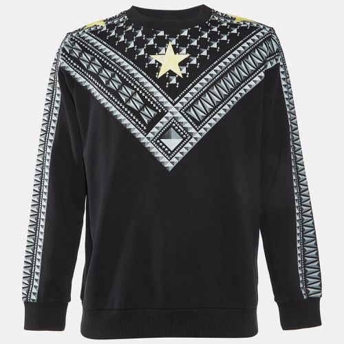 Givenchy Black Printed Cotton Crew Neck Sweatshirt M - Givenchy - Modalova