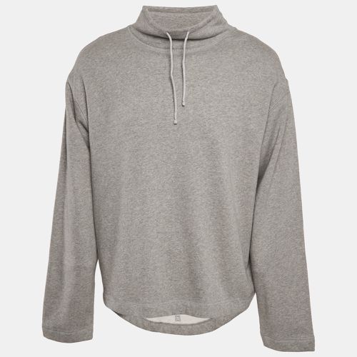 Givenchy Grey Cotton Knit High Neck Sweatshirt M - Givenchy - Modalova