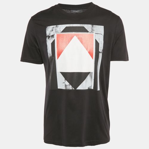 Givenchy Black Printed Cotton Crew Neck T-Shirt L - Givenchy - Modalova