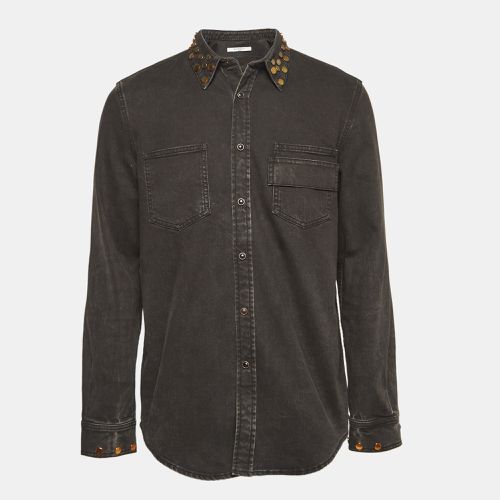 Givenchy Black Washed & Studded Denim Shirt XL - Givenchy - Modalova