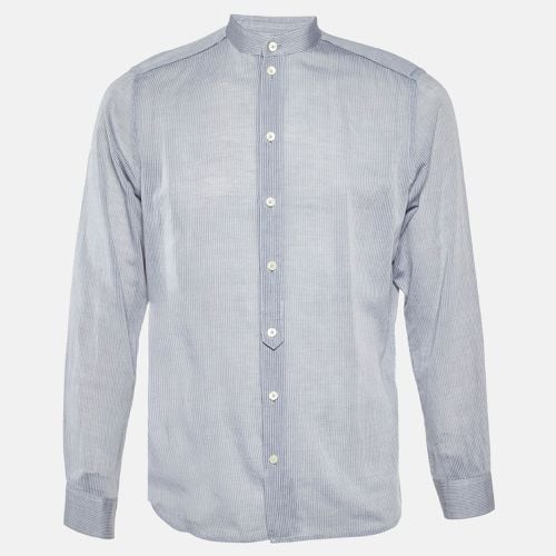 Givenchy Grey Striped Cotton Long Sleeve Shirt M - Givenchy - Modalova