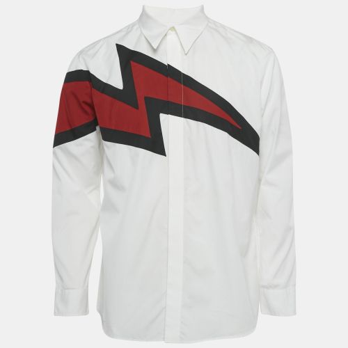 Givenchy White Cotton Thunder Panel Detail Button Front Shirt XXL - Givenchy - Modalova