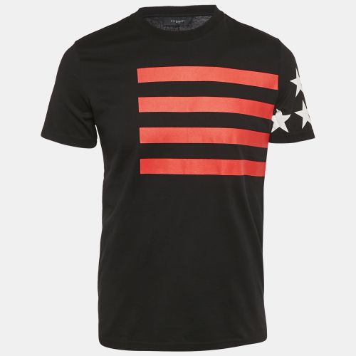 Givenchy Black Printed Jersey Crewneck T-Shirt S - Givenchy - Modalova