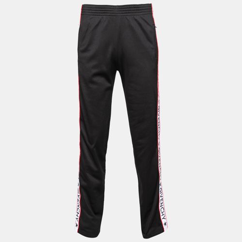 Givenchy Black Jersey Logo Tape Trimmed Joggers S - Givenchy - Modalova