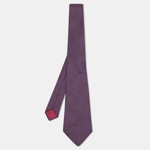 Givenchy Vintage Purple Jacquard Silk Tie - Givenchy - Modalova