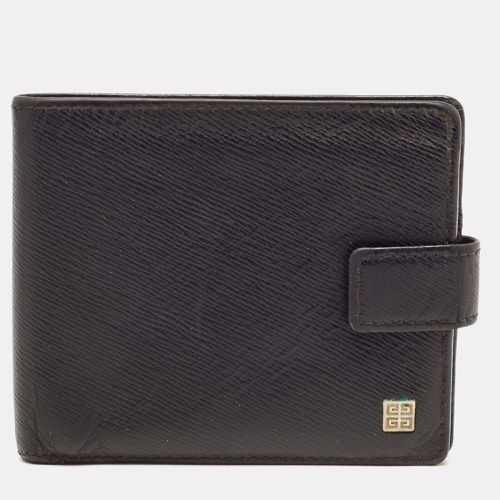 Givenchy Black Leather Bifold Flap Wallet - Givenchy - Modalova