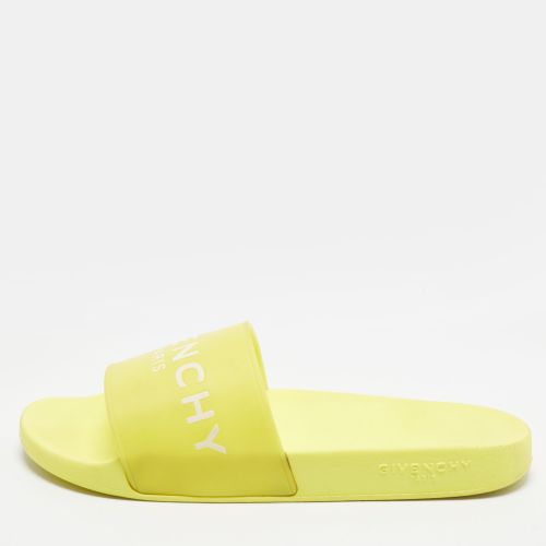 Size 45 Rubber Logo Pool Slides - Givenchy - Modalova