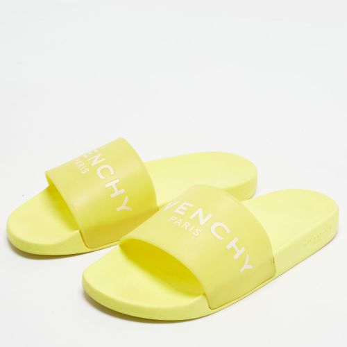 Size 45 Rubber Logo Pool Slides - Givenchy - Modalova