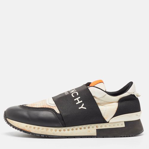 Givenchy Black/White Leather and Mesh Runner Active Sneakers Size 44 - Givenchy - Modalova