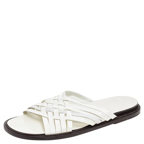 Givenchy White Leather Strappy Flat Slide Sandals Size 43 - Givenchy - Modalova