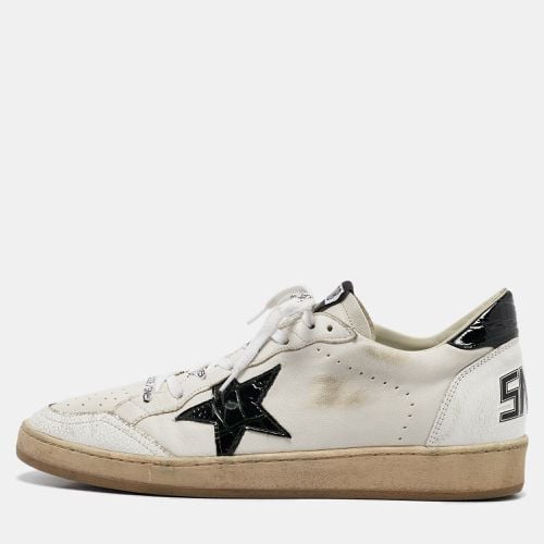 Golden Goose White Leather Ballstar Lace Up Sneakers Size 44 - Golden Goose - Modalova